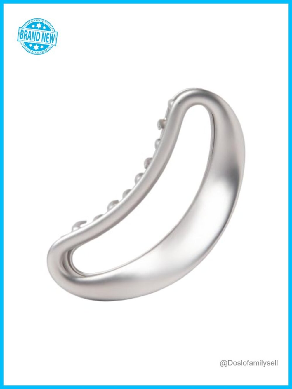 Metal Claw Clip Large Sculpted Hair Clip for Updos Strong Hold